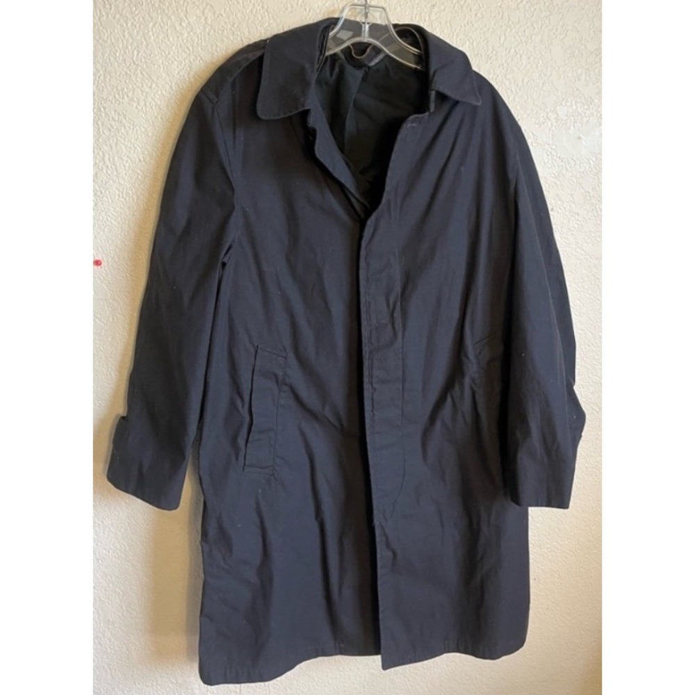 DSCP Quarterdeck Collection Mens 38S Navy Trench Rain Coat Military USA